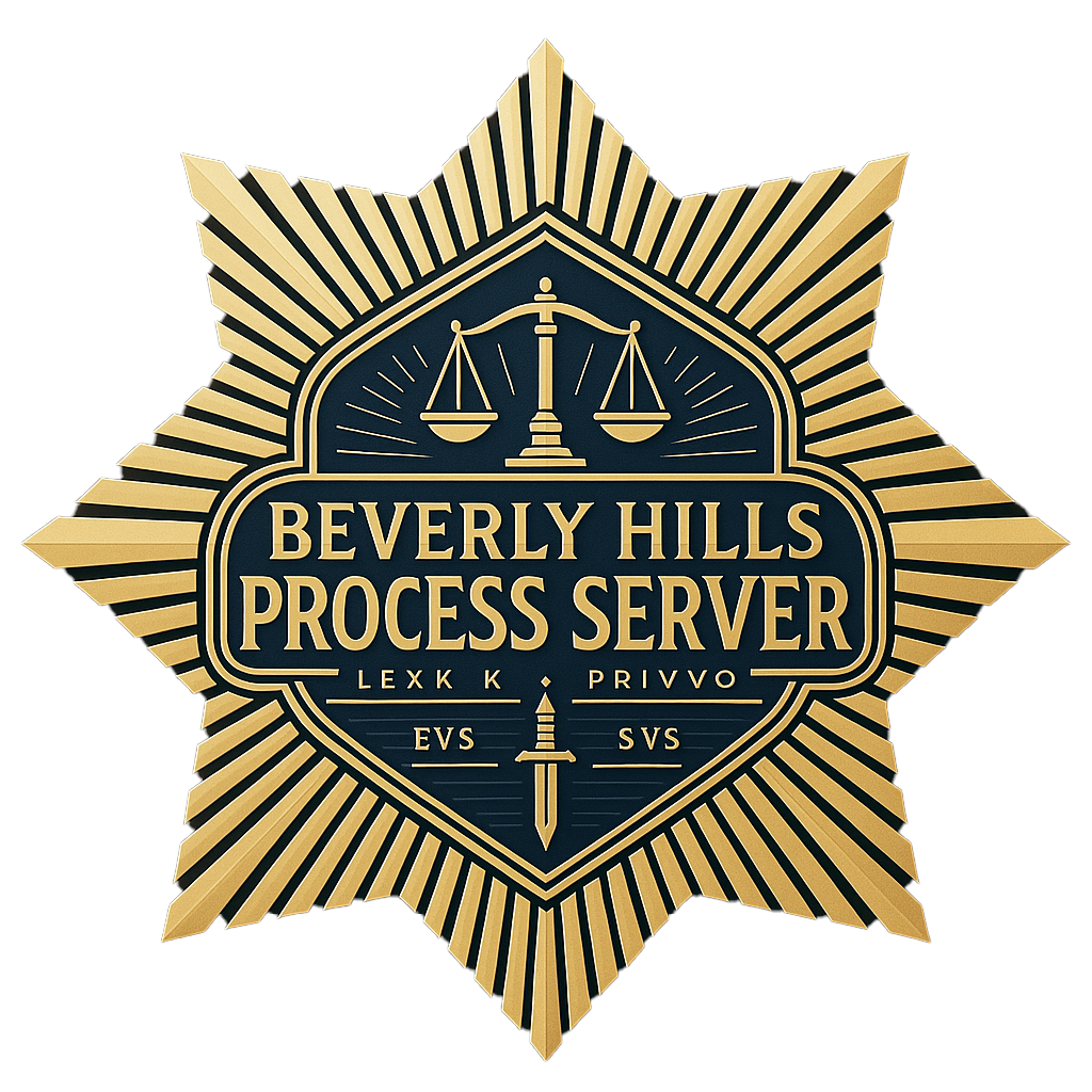 beverly hills process server logo